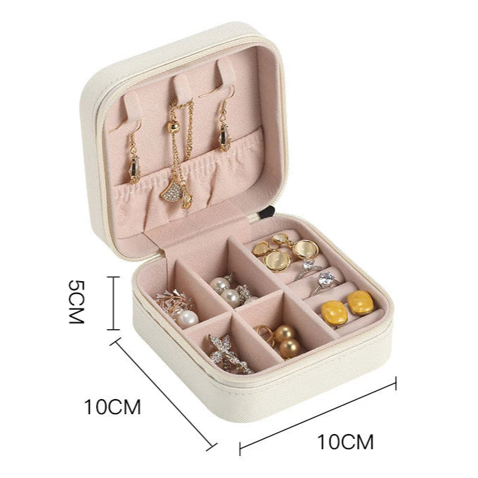 Boîtes à bijoux de voyage blanc