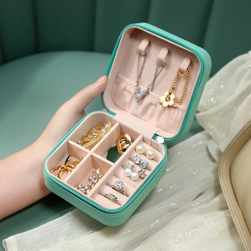 Boîtes à bijoux de voyage bleu