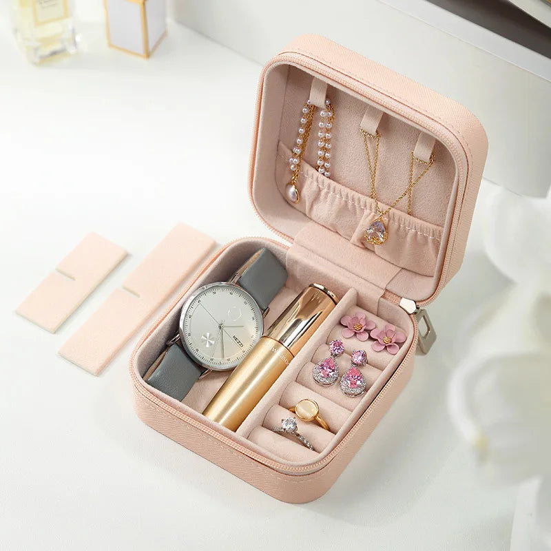 Boîtes à bijoux de voyage rose