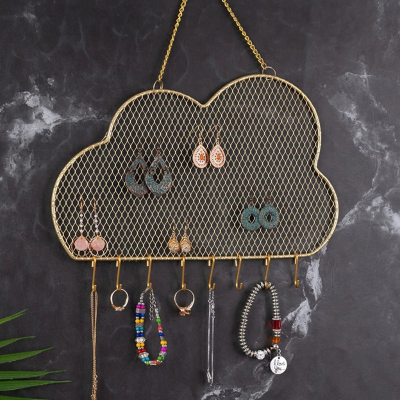 Porte Bijoux Mural Nuage