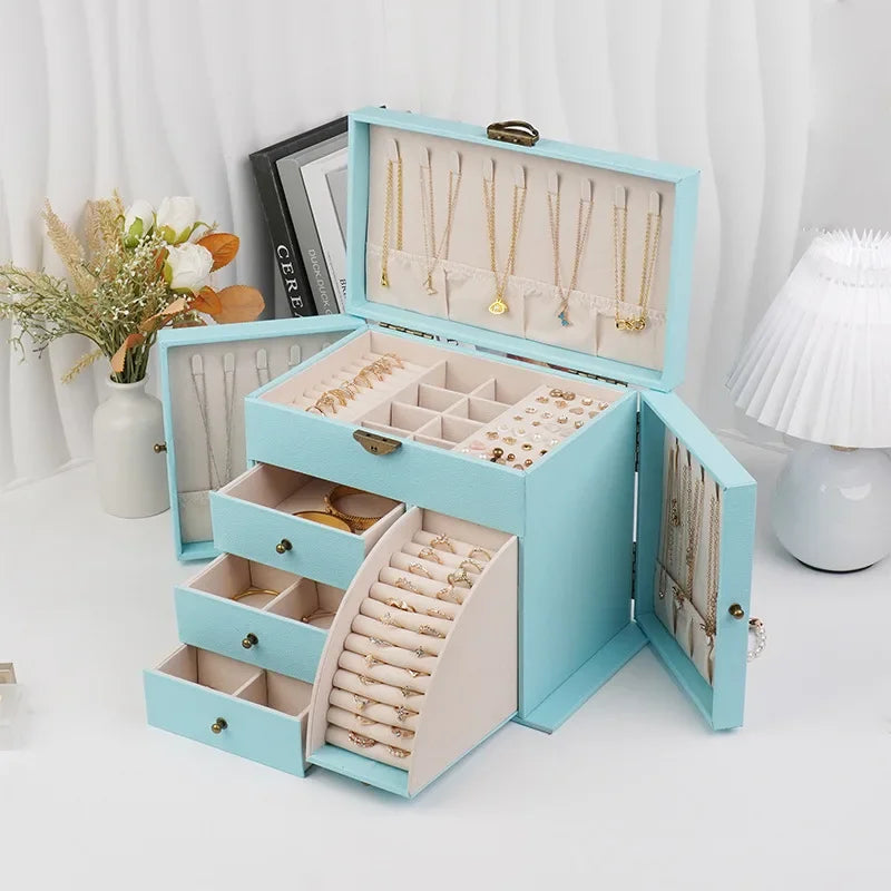 Boîte à Bijoux 3 Tiroirs à Portes – visuel 11