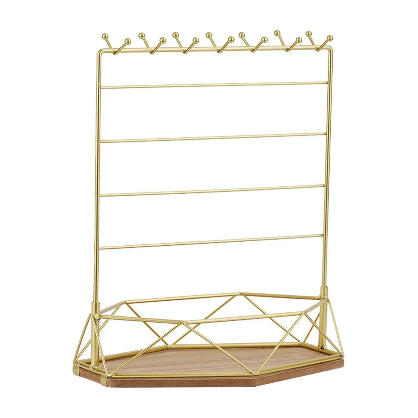 Portant à Bijoux en Métal et Bois