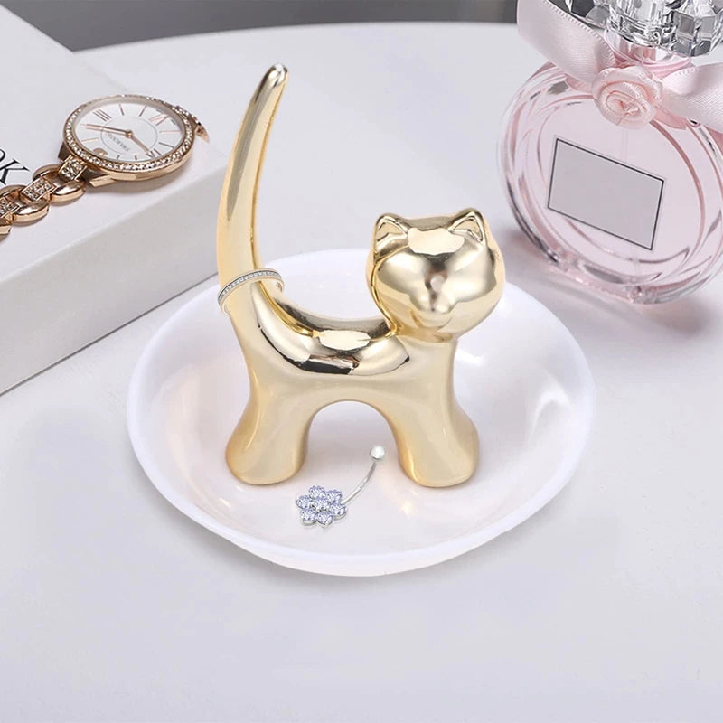 vide poche chat or