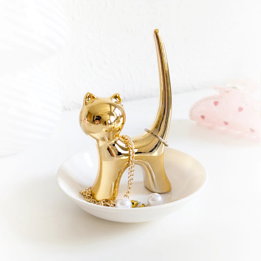 vide poche chat or