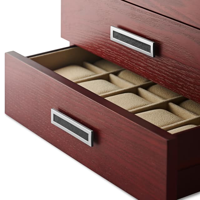 Grand Coffret à Montres 3 Niveaux