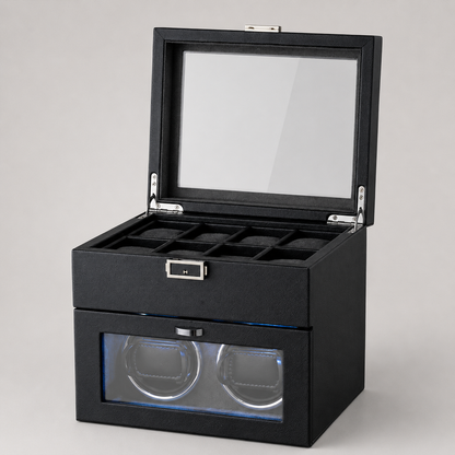 Remontoir 2 Montres avec Coffret Rangement 8 Places