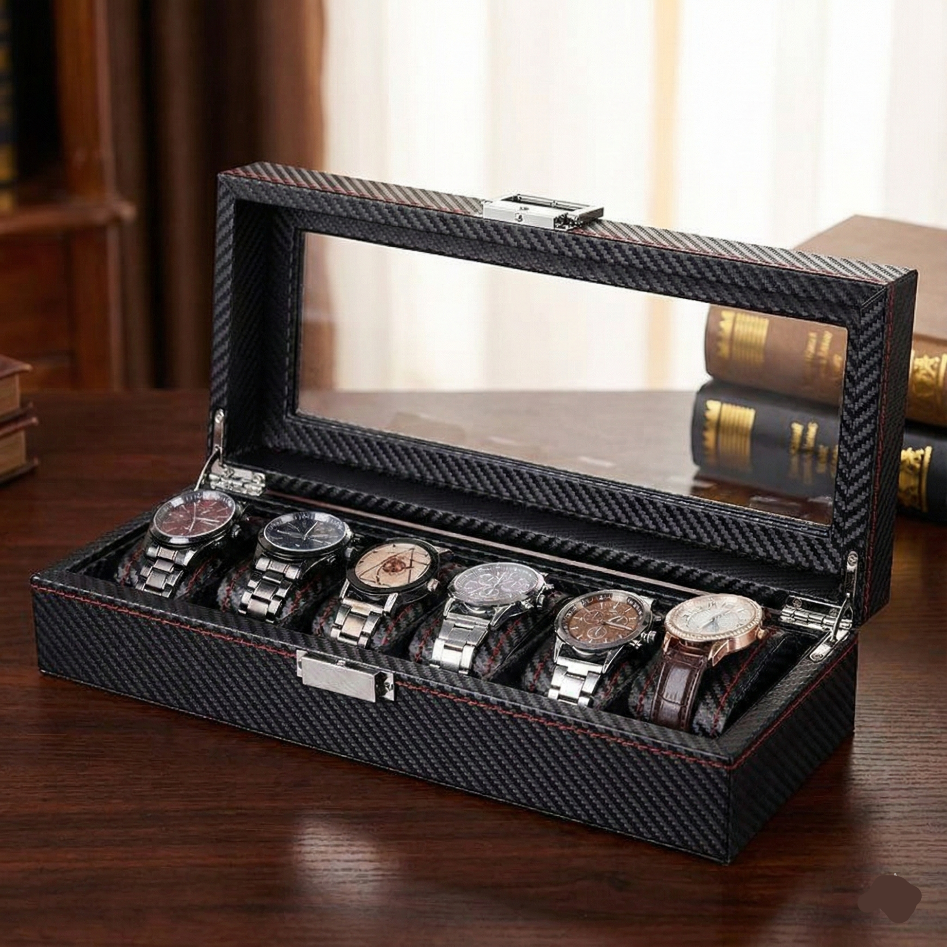 Boîte à Montres en Carbone