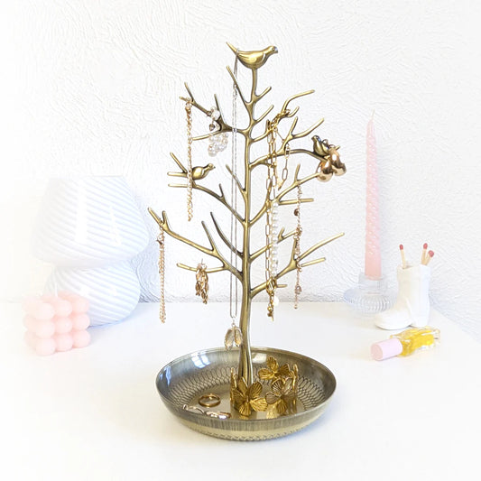 Porte-bijoux arbre bronze