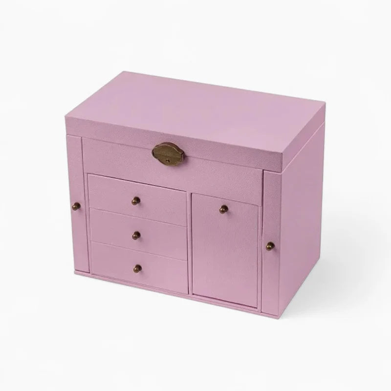 Boîte à Bijoux 3 Tiroirs à Portes – visuel 7