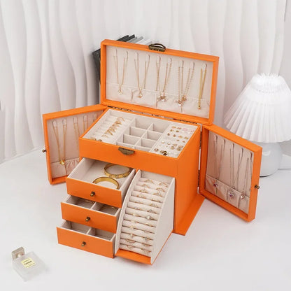 Boîte à Bijoux 3 Tiroirs à Portes – visuel 6