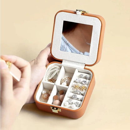 Petite Boîte à Bijoux avec Miroir