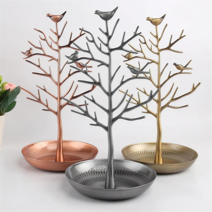 Porte-Bijoux Arbre à Oiseaux