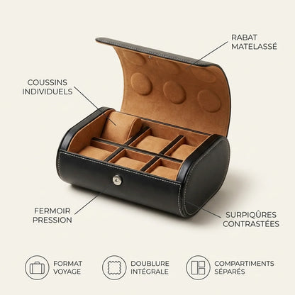 Étui à Montres de Voyage 6 Places – visuel 2